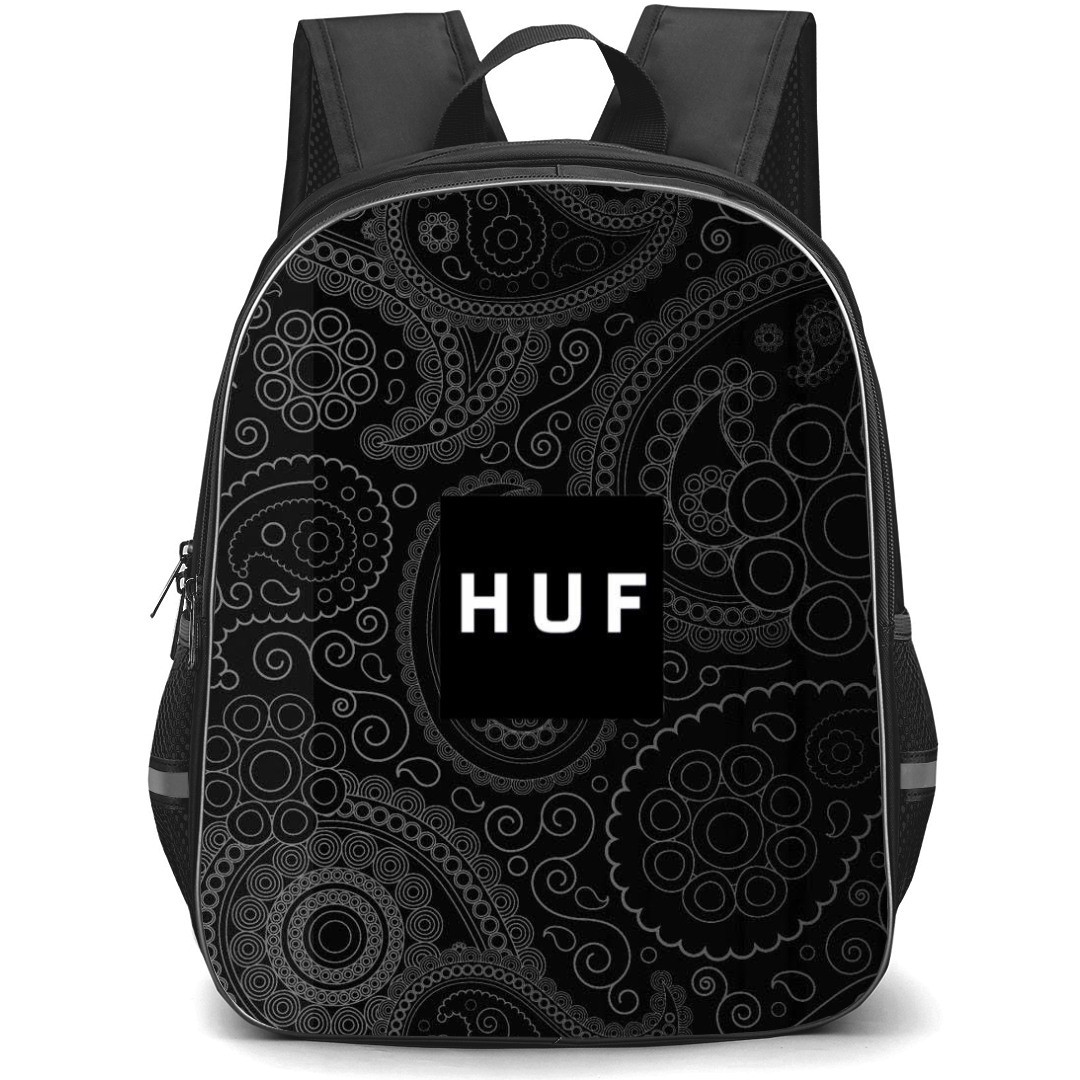 HUF Backpack StudentPack - HUF Black And White Pattern Background