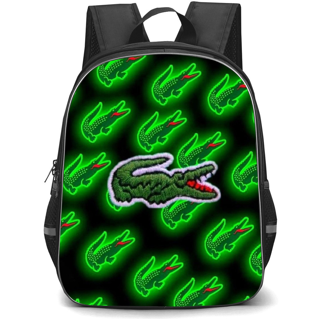 Lacoste Backpack Student Pack - Lacoste 3D Logo Pattern Art