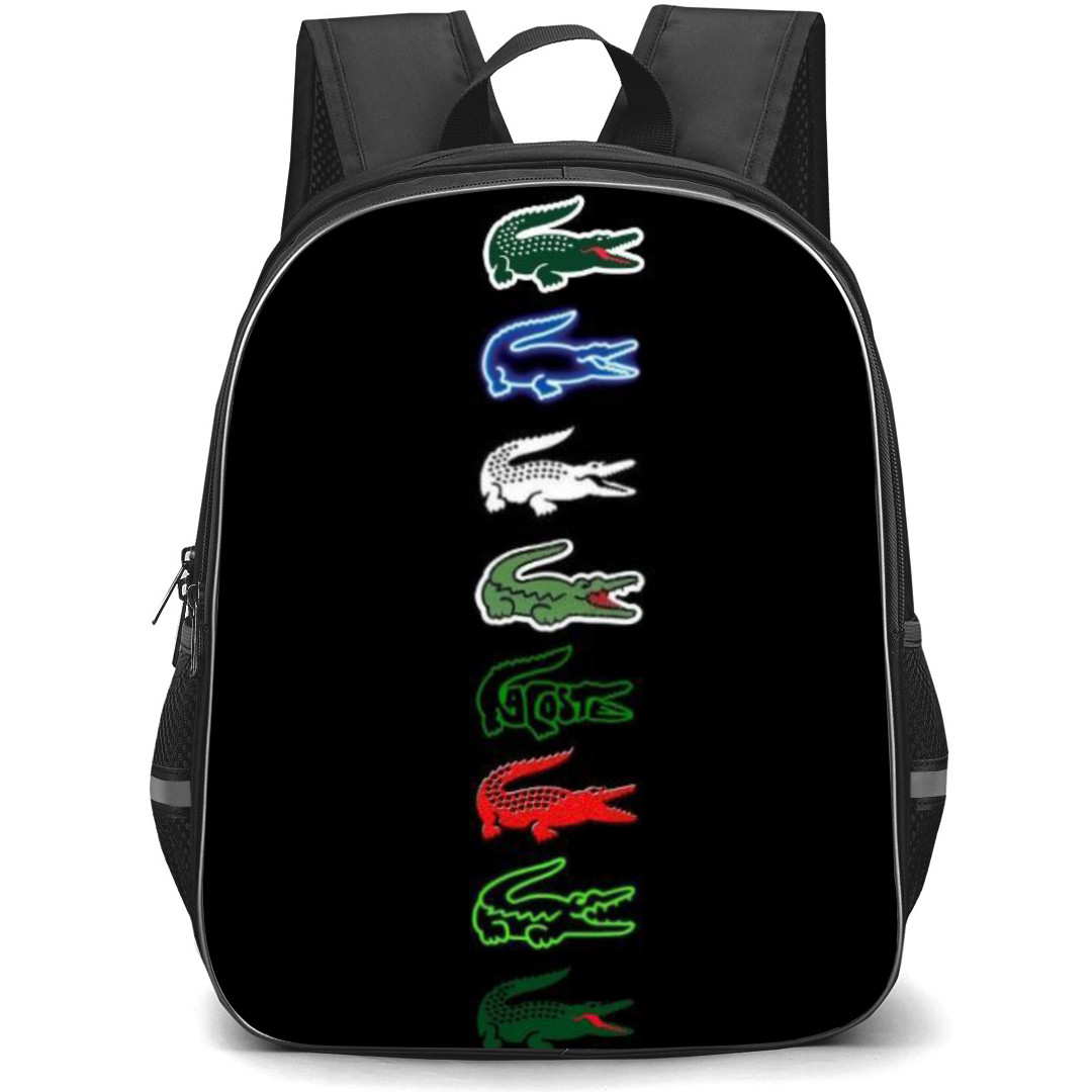 Lacoste Backpack Student Pack - Lacoste Colors Black Background