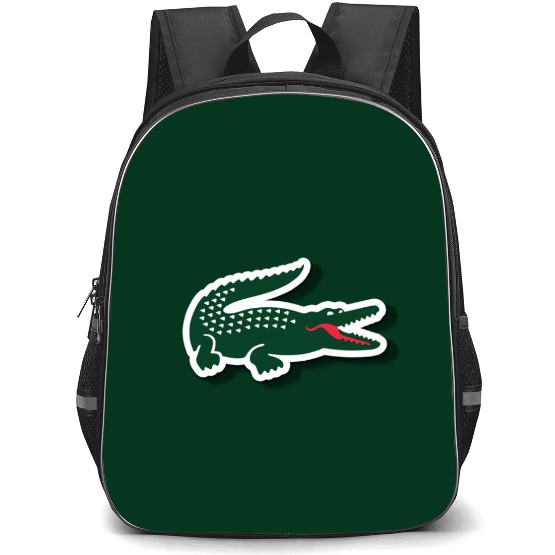 Lacoste Backpack Student Pack - Lacoste Logo Green Background