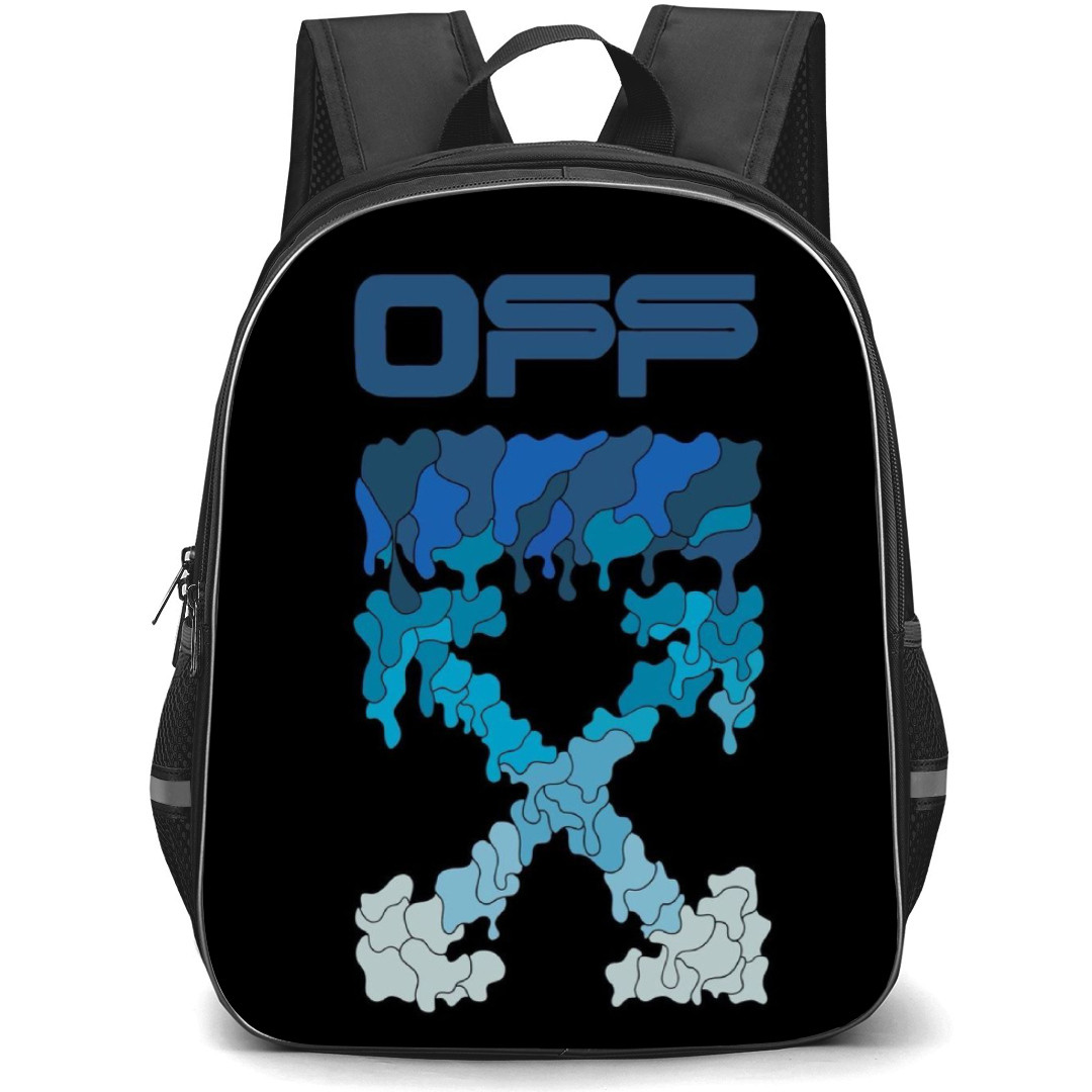 Off-White Backpack Student Pack - Dripping Blue Logo