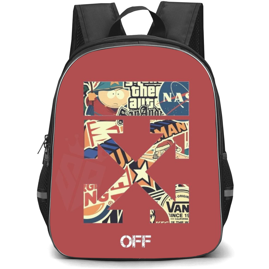 Off-White Backpack Student Pack - Sticker Logo Poster