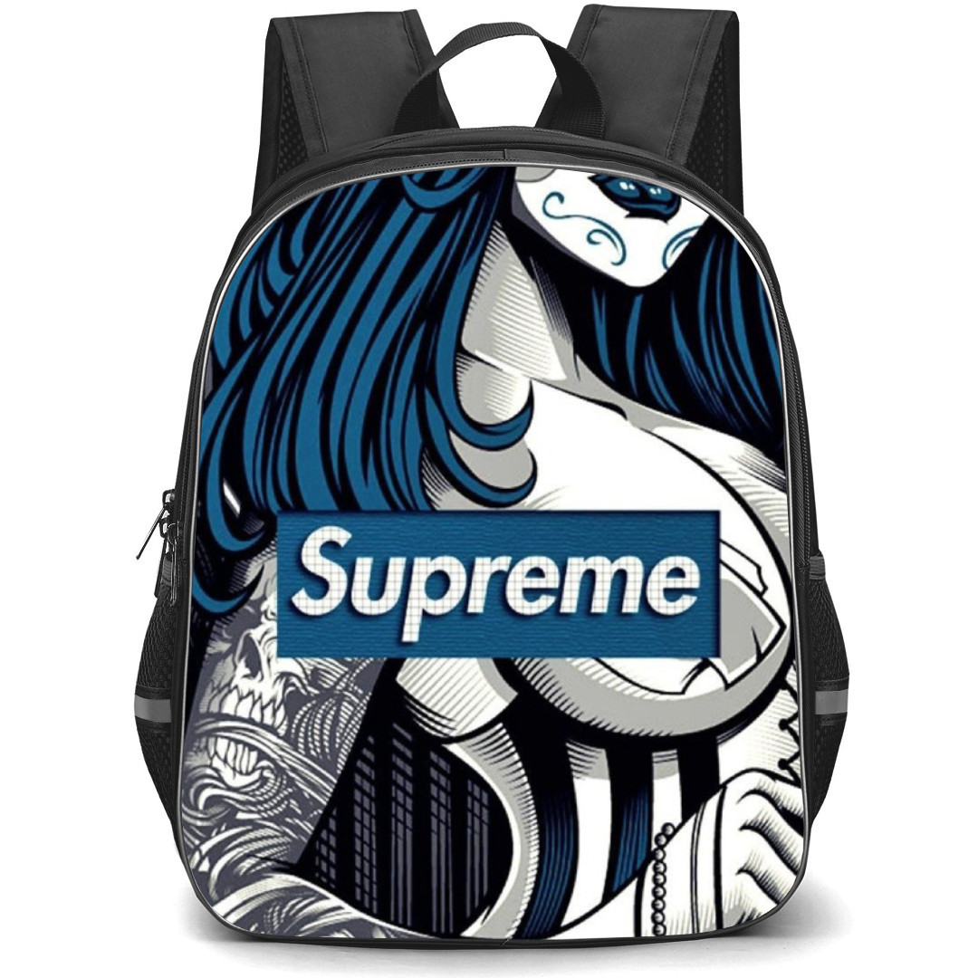 Supreme Backpack Student Pack - Girl Tattoo Illustration