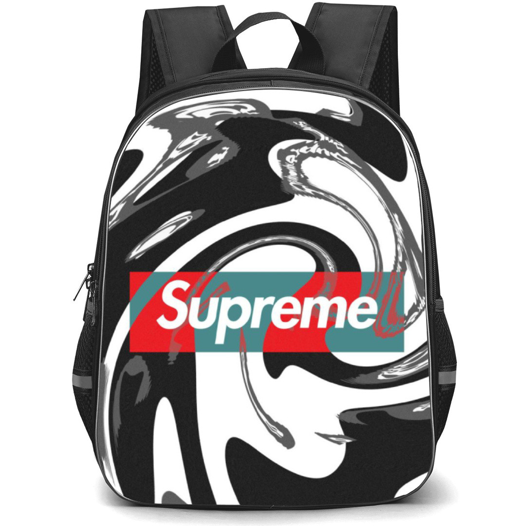 Supreme Backpack Student Pack - Series Logo In Liquified Background