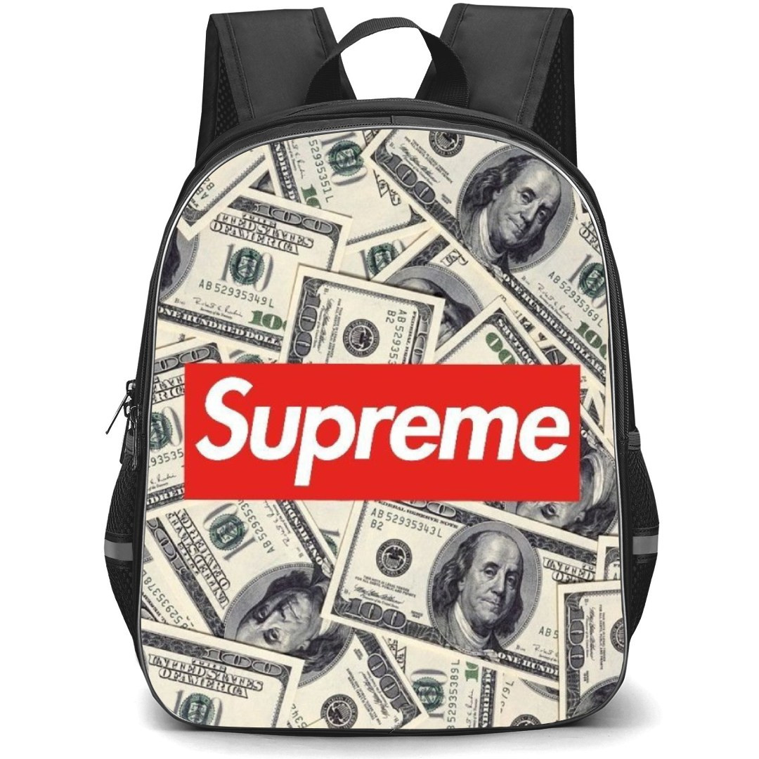 Supreme Backpack Student Pack - Series Logo In Money Background