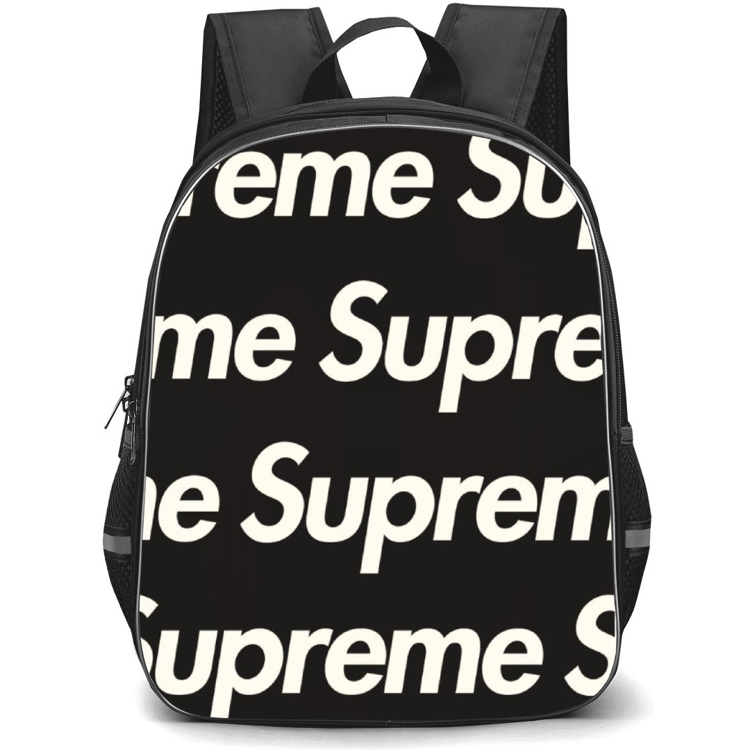 Supreme Backpack Student Pack - Series Logo Pattern In Gray Background