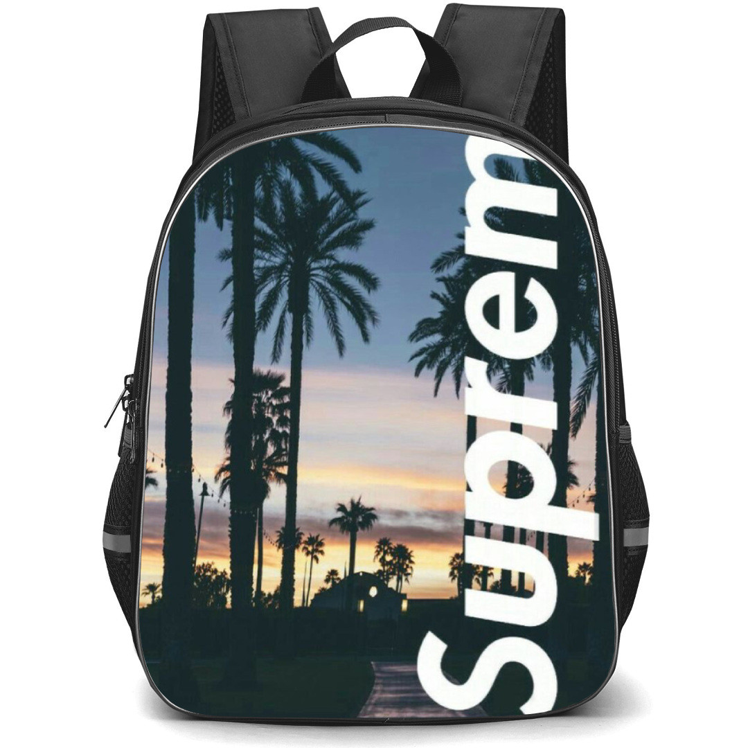 Supreme Backpack Student Pack - Series Logo In Sunset Background
