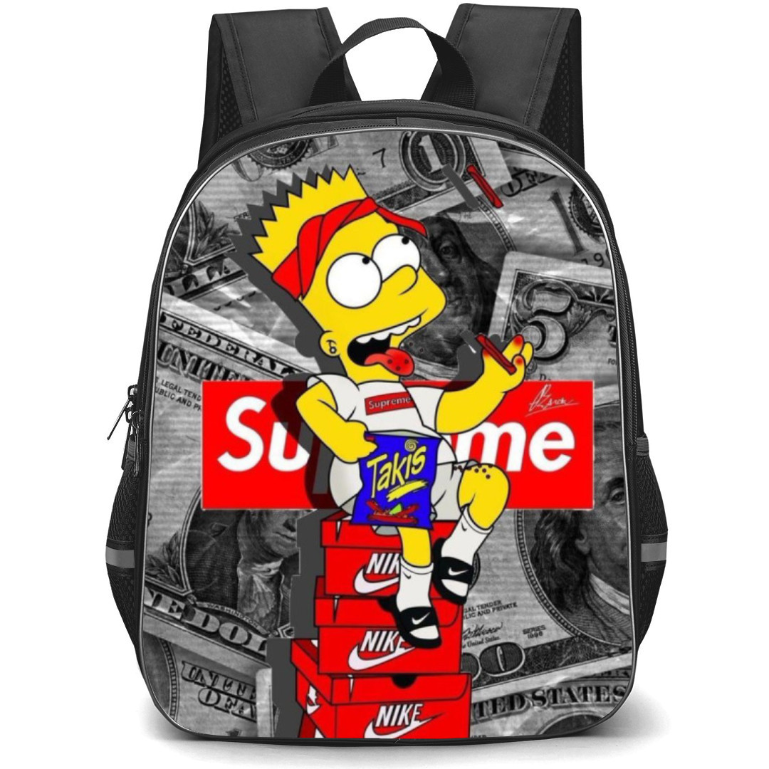 Supreme Backpack Student Pack - The SImpson And Nike Poster