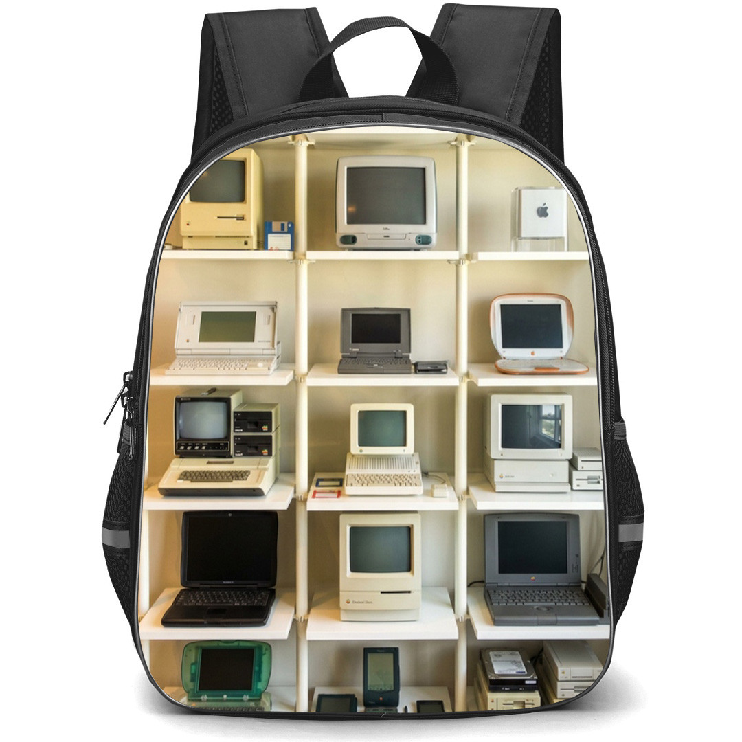 Apple Mac Backpack School Bag StudentPack - Classic Macintosh Computers Collage