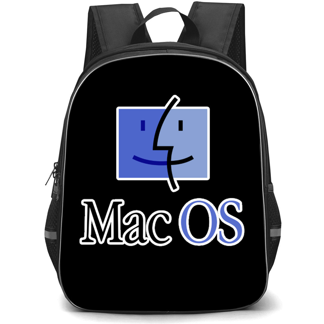 Apple Mac Backpack School Bag StudentPack - Mac OS Logo Sticker Art
