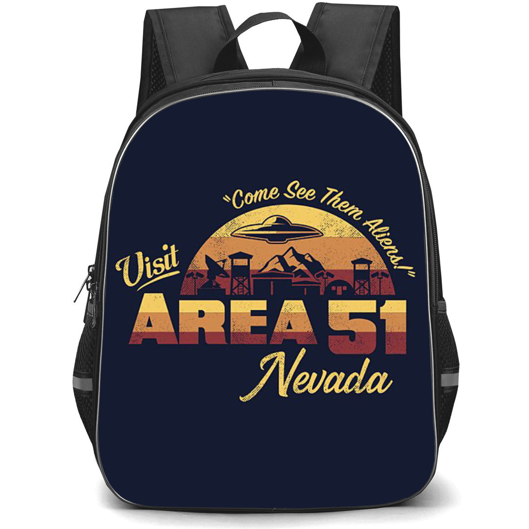 Area 51 Backpack StudentPack -Come See Them Aliens