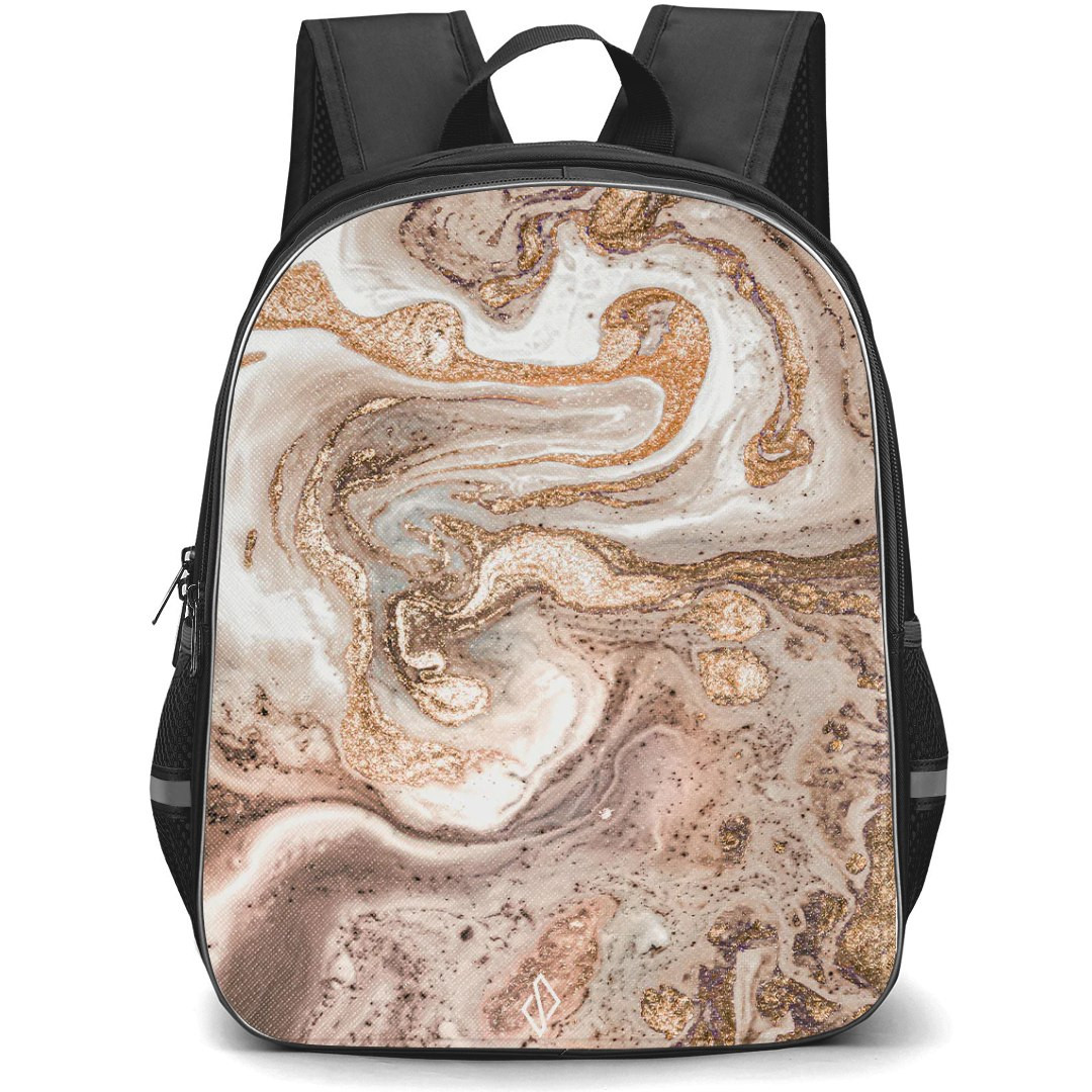 Burga Art Pattern Backpack StudentPack - Burga Cappuccino Poster