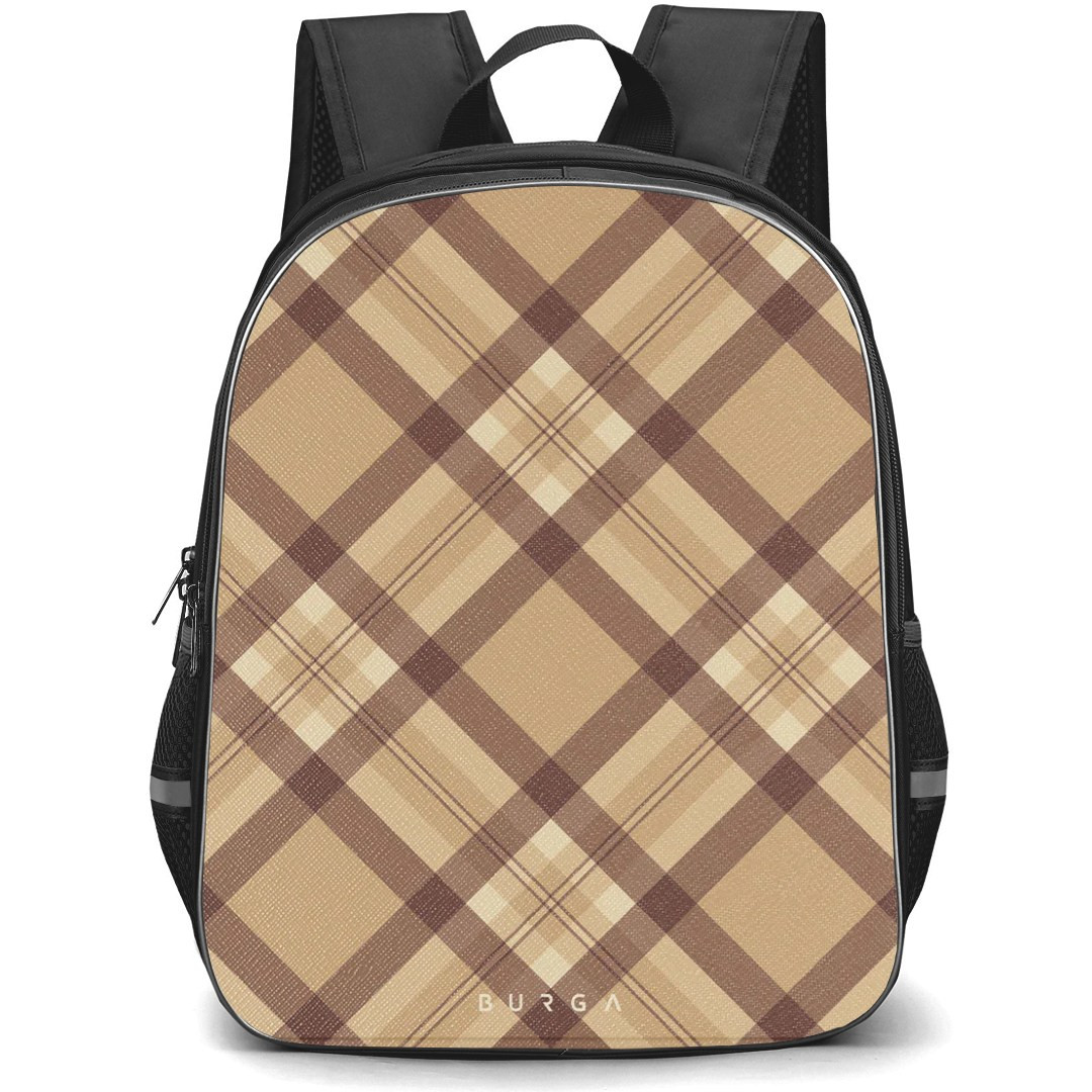 Burga Art Pattern Backpack StudentPack - Burga Coffee Break Poster