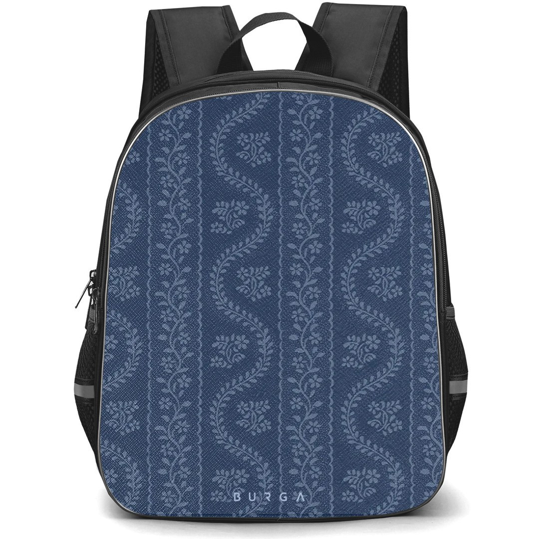 Burga Art Pattern Backpack StudentPack - Burga Denim Lover Pattern Art Poster