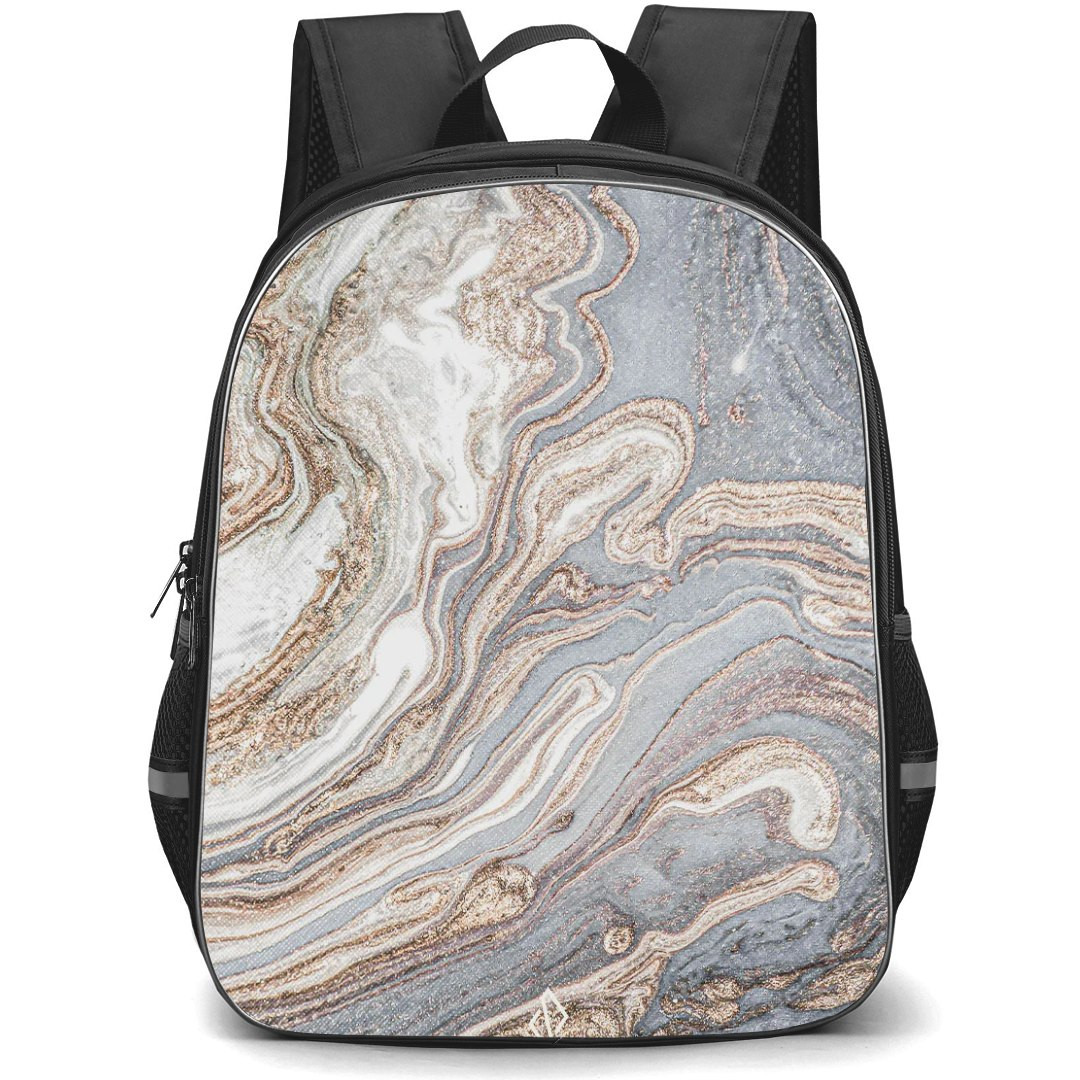 Burga Art Pattern Backpack StudentPack - Burga Gentle WindTrendy Poster