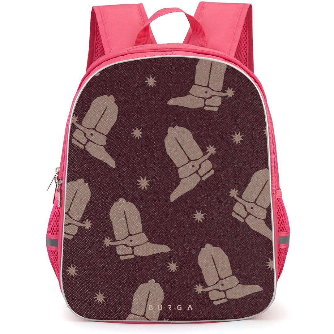 Burga Art Pattern Backpack StudentPack - Burga Howdy Pattern Art Poster