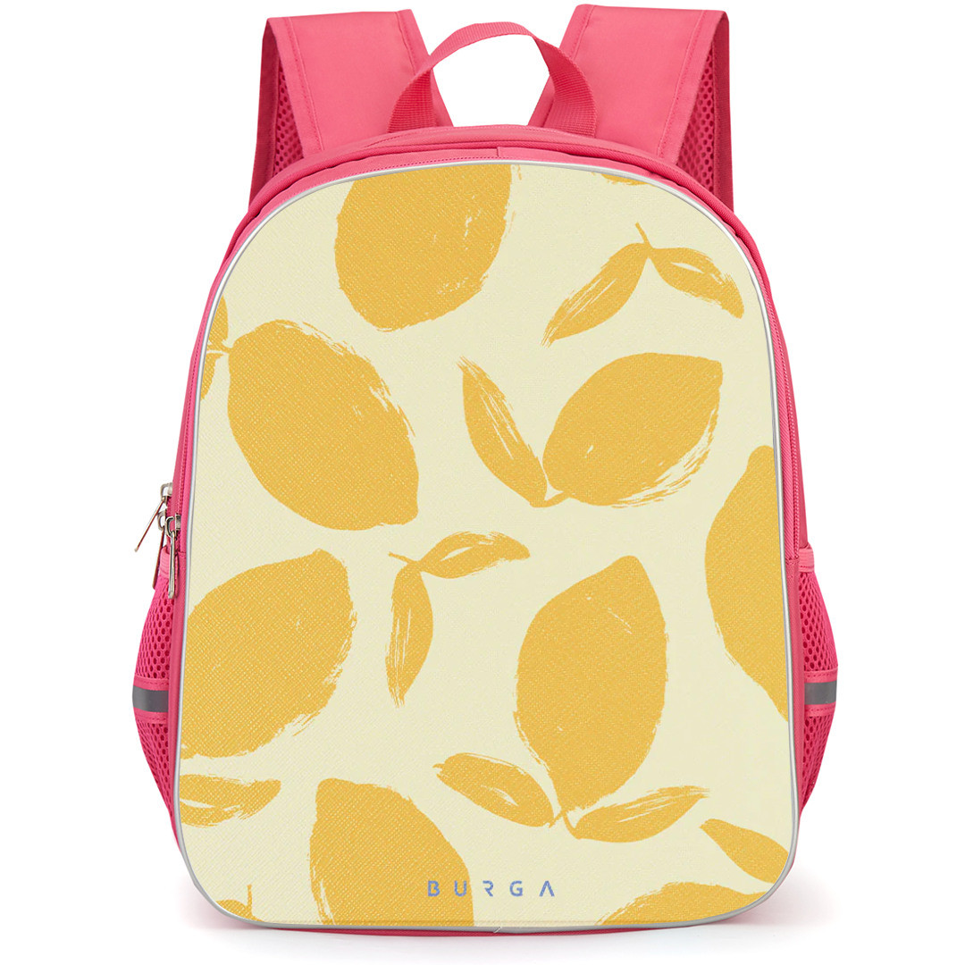 Burga Art Pattern Backpack StudentPack - Burga Lemon Tart Art Poster