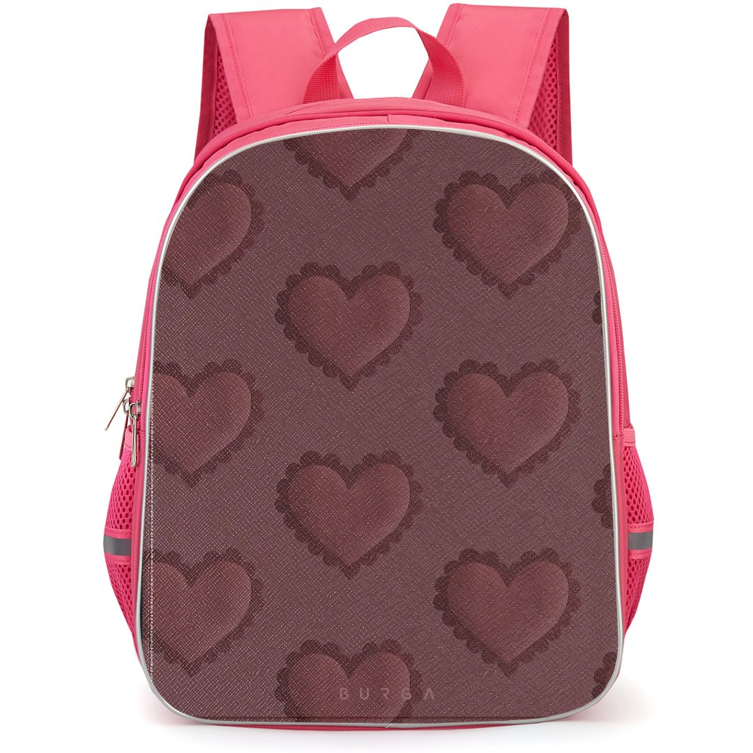 Burga Art Pattern Backpack StudentPack - Burga Loveholic Pattern Art Poster