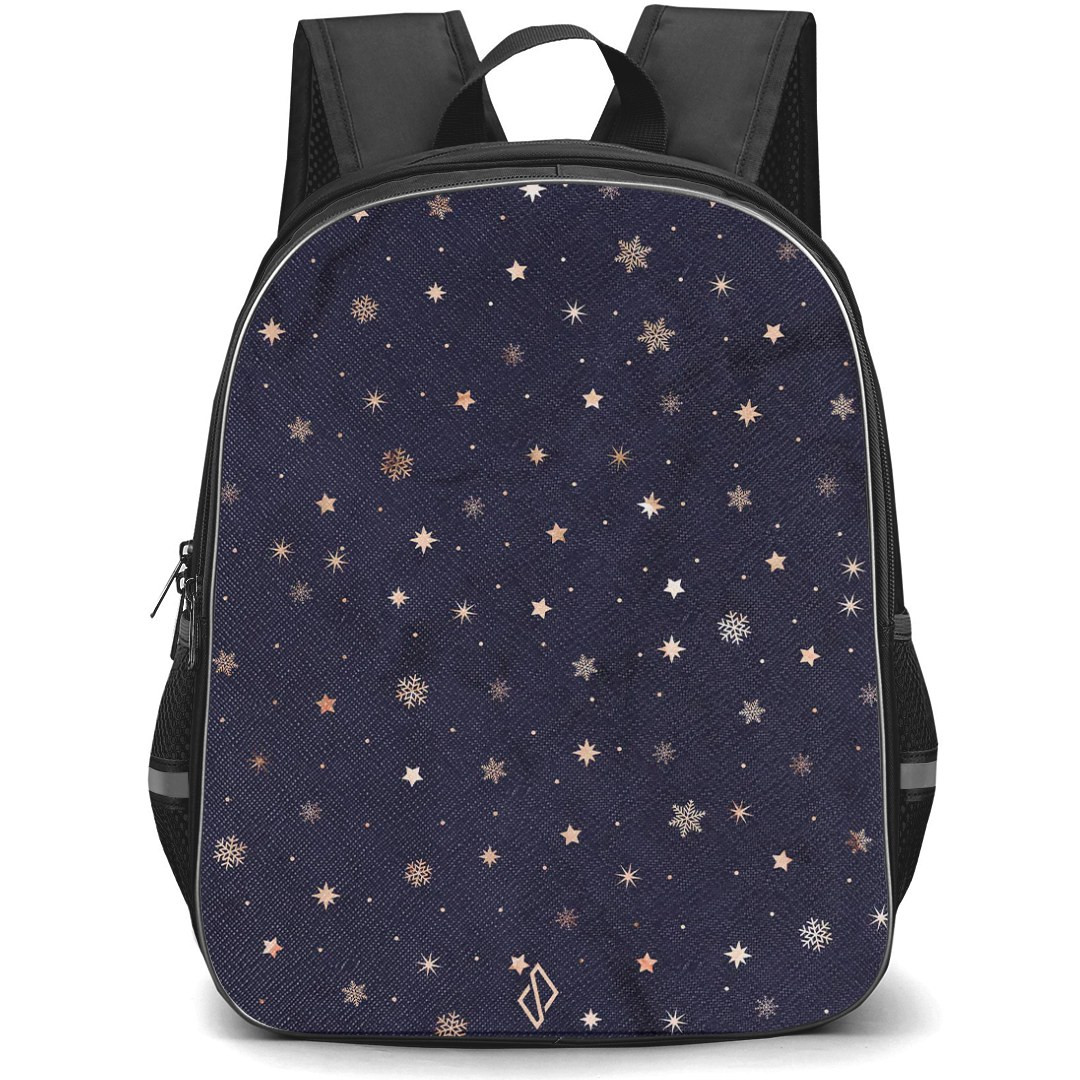 Burga Art Pattern Backpack StudentPack - Burga Midnight Kiss Star Pattern Art Poster