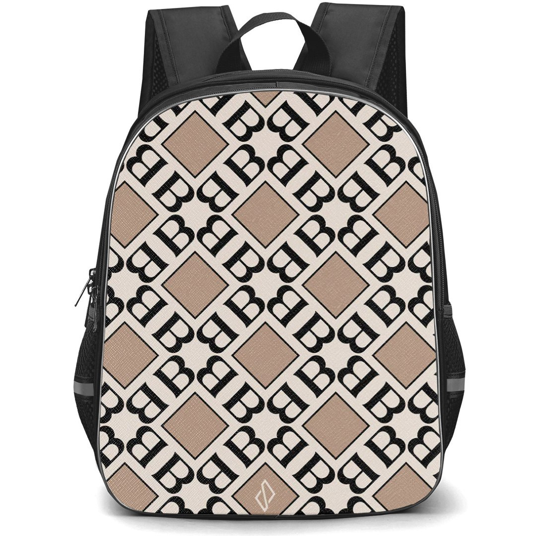 Burga Art Pattern Backpack StudentPack - Burga Monogram Art Poster