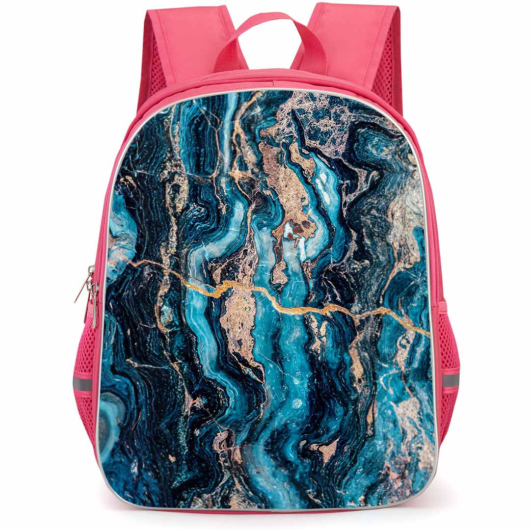 Burga Art Pattern School Backpack StudentPack - Burga Mystic River Poster