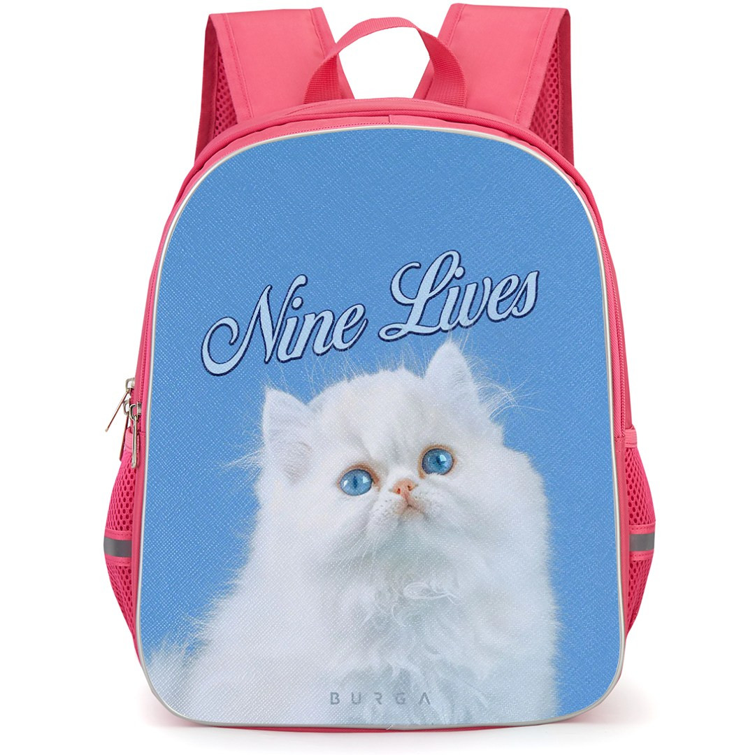 Burga Art Pattern Backpack StudentPack - Burga Nine Lives Art Poster
