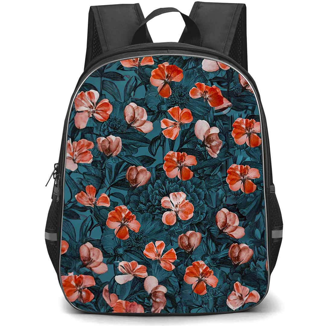 Burga Art Pattern School Backpack StudentPack - Burga No Rain No Flowers Art Poster