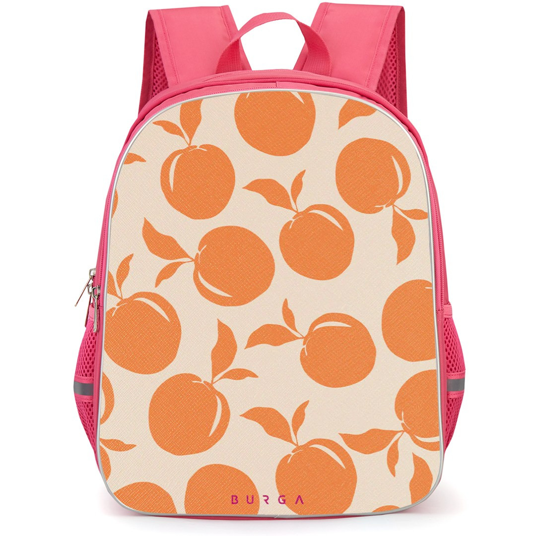 Burga Art Pattern Backpack StudentPack - Burga Peach Fuzz Pattern Art Poster