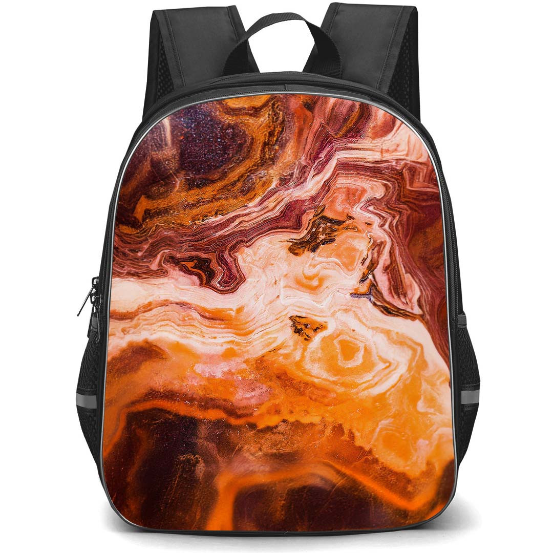 Burga Art Pattern School Backpack StudentPack - Burga Pumpkin Spice Art Poster
