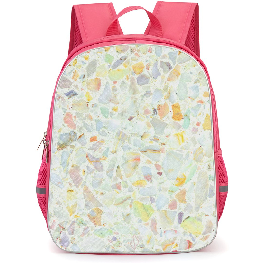 Burga Art Pattern Backpack StudentPack - Burga Rainbow Crush Art Poster