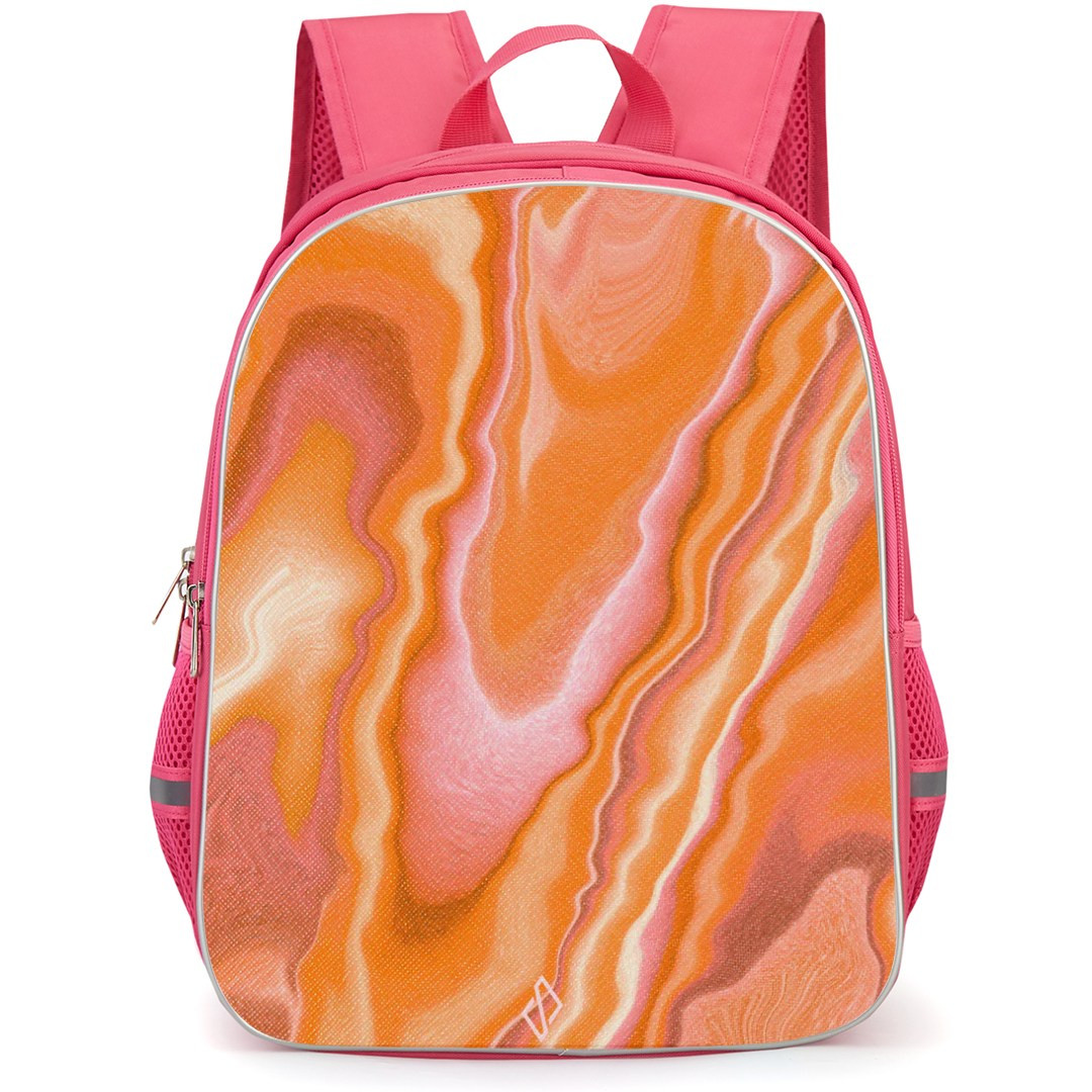 Burga Art Pattern Backpack StudentPack - Burga Retro Glow Art Poster