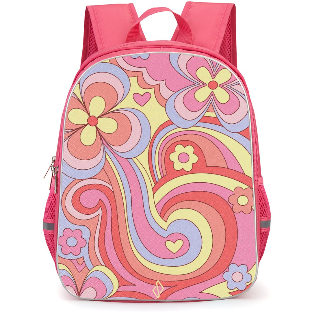 Burga Art Pattern Backpack StudentPack - Burga Roller Disco Art Poster