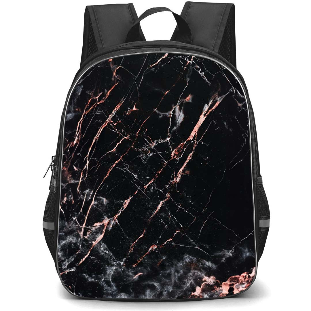 Burga Art Pattern School Backpack StudentPack - Burga Rose Gold Marble Art Poster