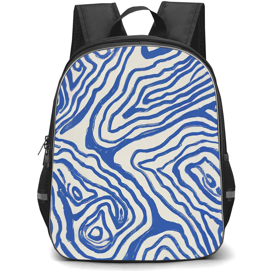 Burga Art Pattern School Backpack StudentPack - Burga Seven Seas Art Poster