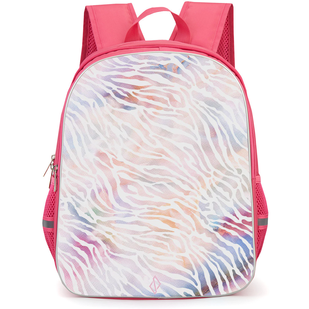 Burga Art Pattern Backpack StudentPack - Burga Sultry July Zebra Art Poster