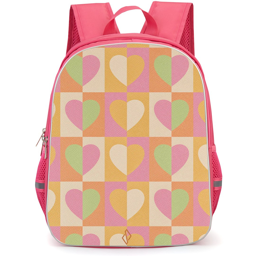 Burga Art Pattern Backpack StudentPack - Burga Summer Love Pattern Art Poster