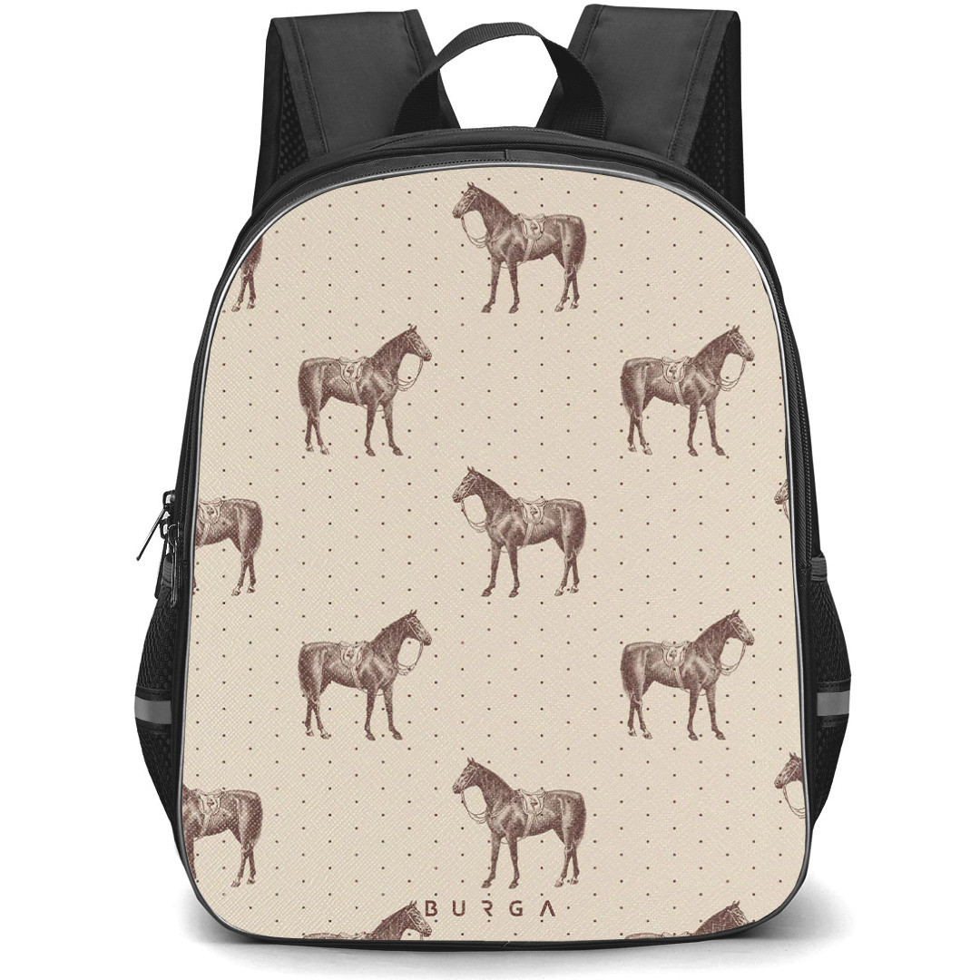 Burga Art Pattern Backpack StudentPack - Burga Wild West Pattern Art Poster