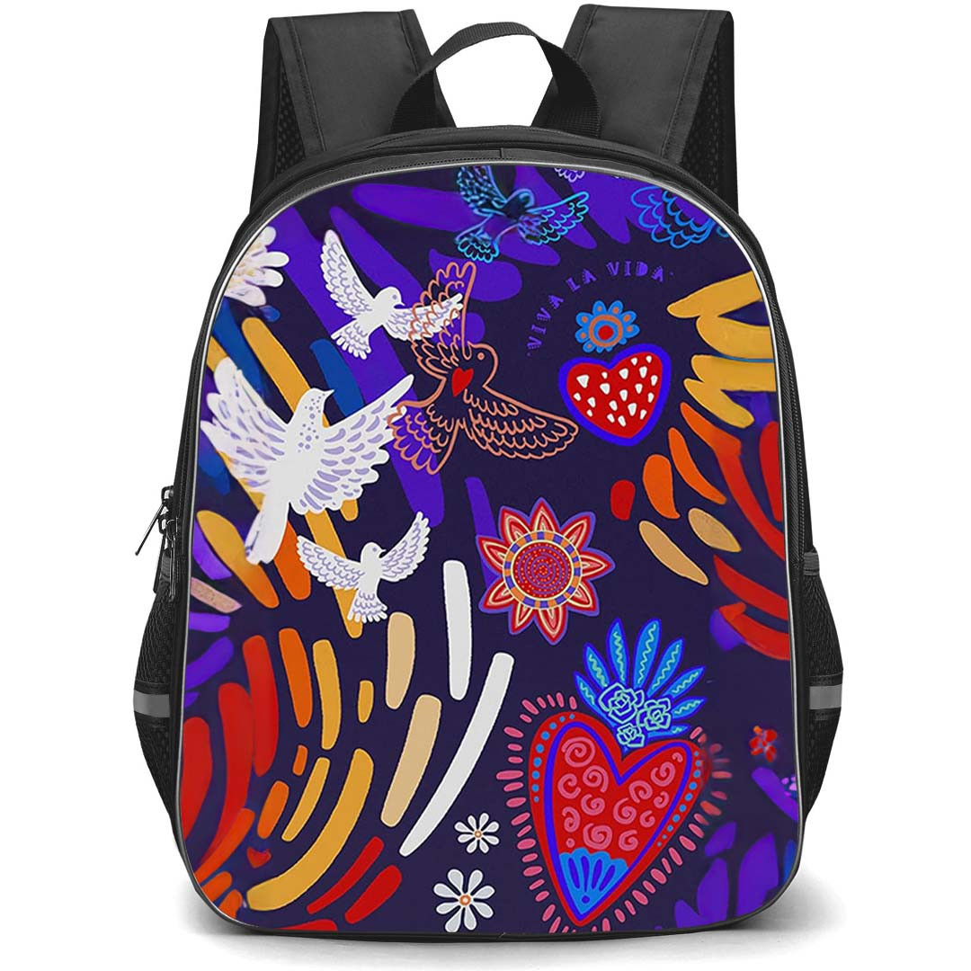 Casely Art Pattern School Backpack StudentPack - Casely Frida Kahlo Collage Poster