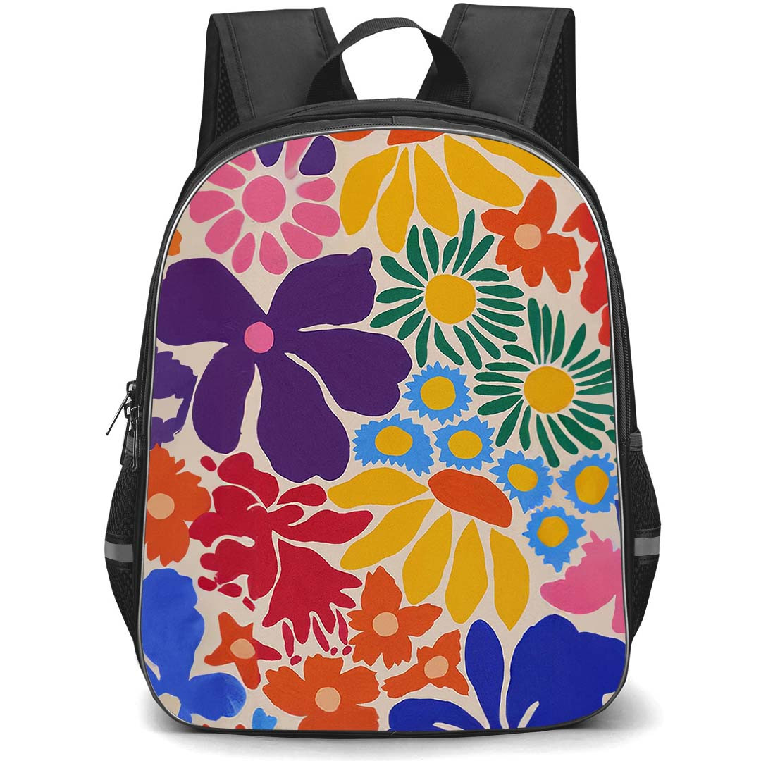 Casely Art Pattern School Backpack StudentPack - Casely Girly Floral Art Poster