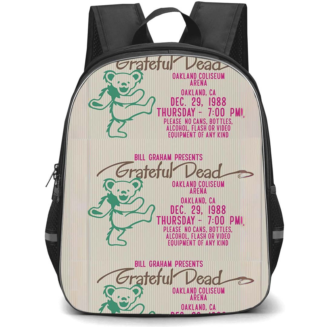 Casely Art Pattern School Backpack StudentPack - Casely Grateful Dead Vintage Poster