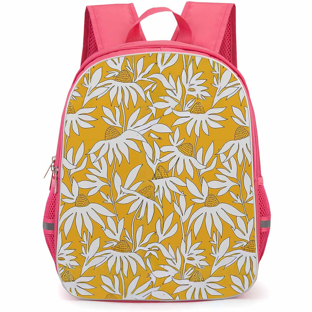 Casely Art Pattern School Backpack StudentPack - Casely Yellow Wildflower Floral Poster