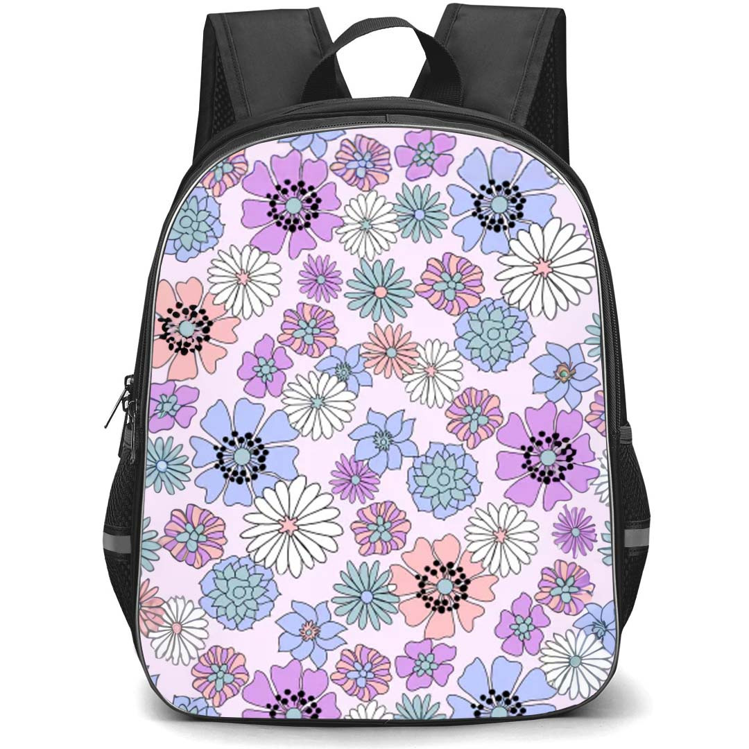 Coconut Lane Art Pattern School Backpack StudentPack - Coconut Lane Pastel Flower Poster