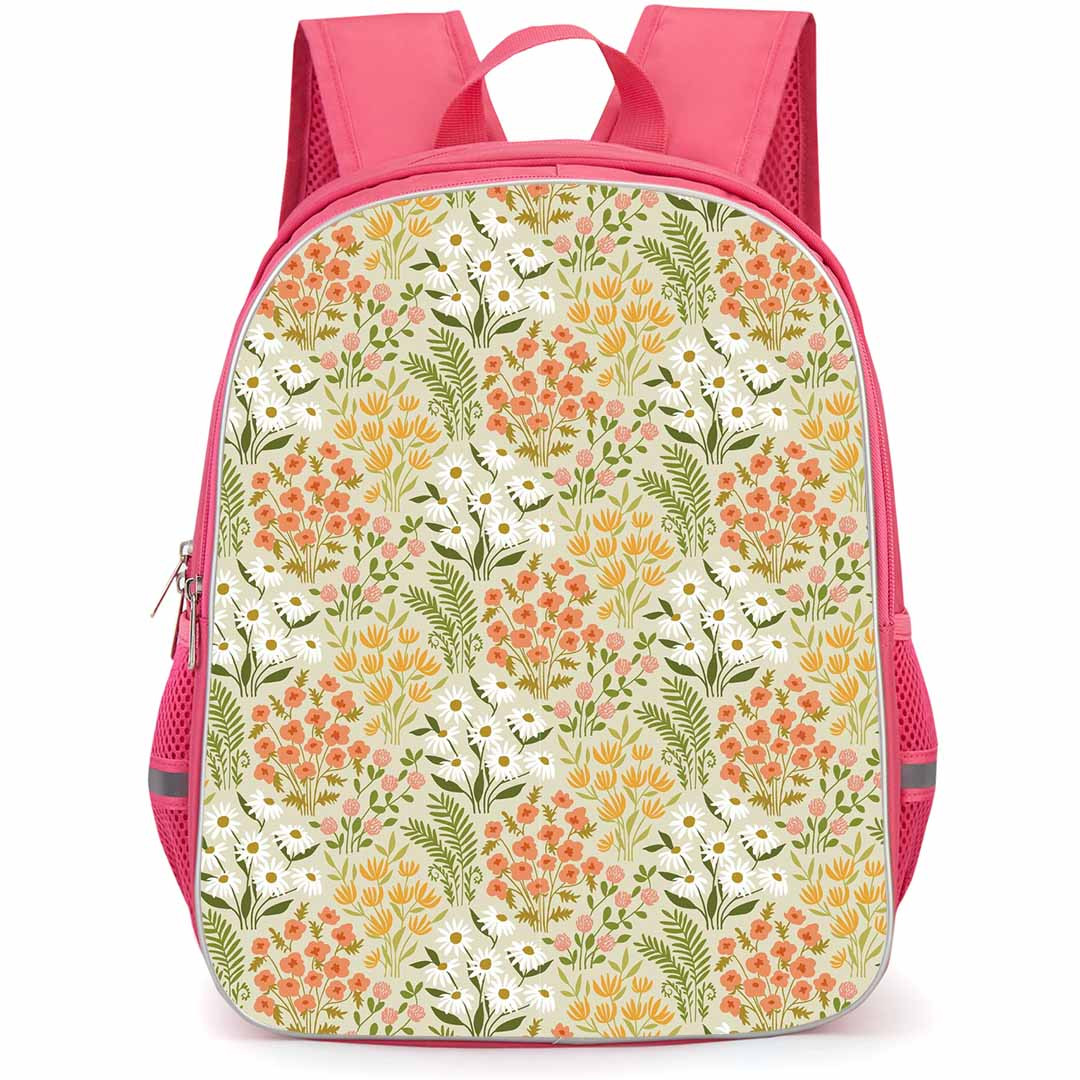 Floral Pattern Art School Backpack StudentPack - Floral Pattern Beaver Meadow Art Poster