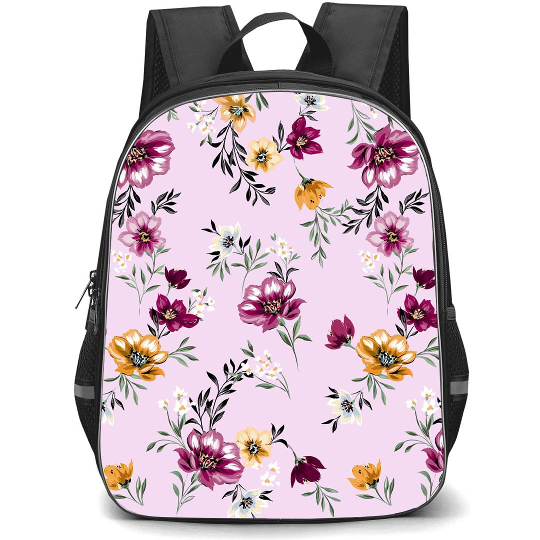 Floral Pattern Art School Backpack StudentPack - Floral Pattern Bershka Printed Dress Poster
