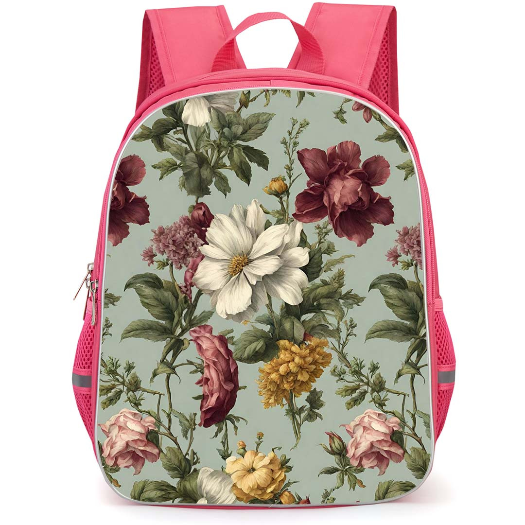 Floral Pattern Art School Backpack StudentPack - Floral Seamless Pattern Art Poster