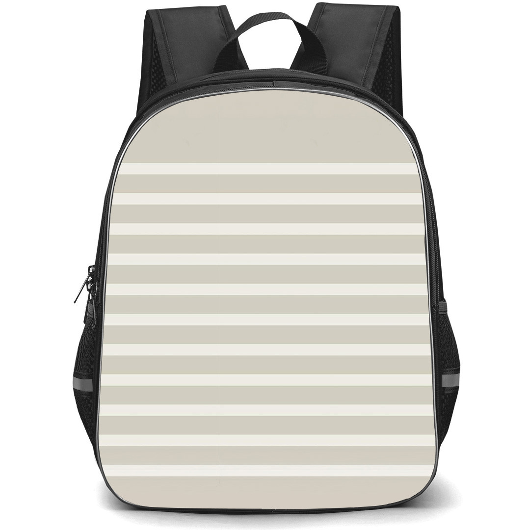 Kate Spade School Backpack StudentPack - Kate Spade York Clocktower Grey Cream Feeder Stripe Poster