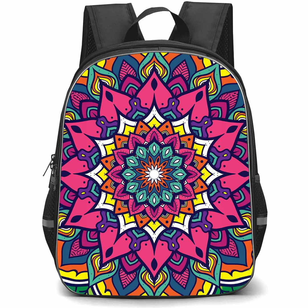 Mandala Pattern School Backpack StudentPack - Mandala Pattern Eternal Harmony Art Poster