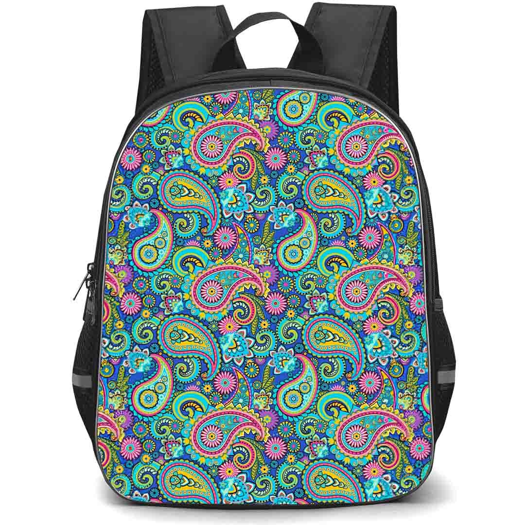 Mandala Pattern School Backpack StudentPack - Mandala Pattern Paisley Art Poster