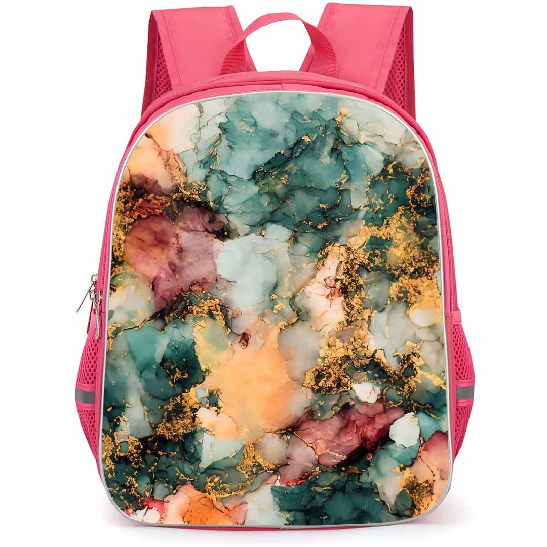 Marble Pattern School Backpack StudentPack - Marble Pattern Ink Abstract Art Poster