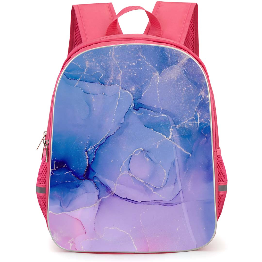 Marble Pattern School Backpack StudentPack - Marble Pattern Pink Purple Graident Stone Background